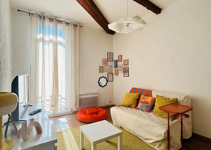 公寓 Centre De Zone Castillet Avec Wifi 佩皮尼昂